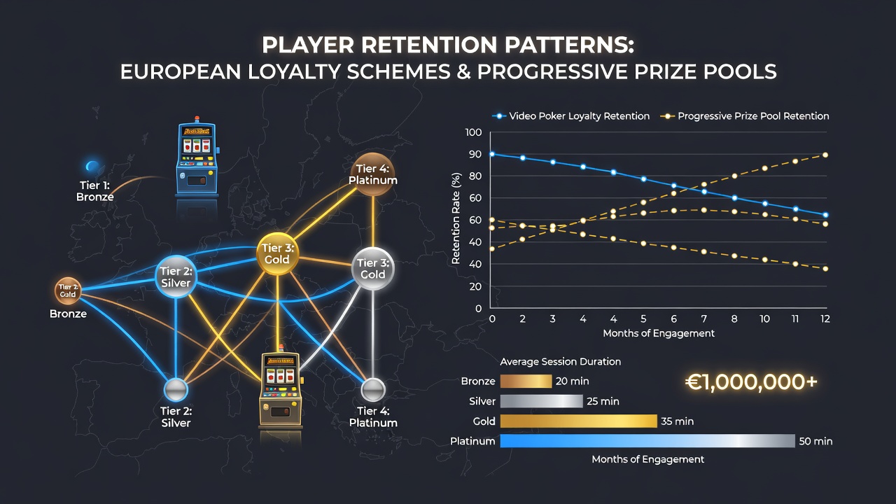 Progressive jackpot displays and loyalty tier progression in regulated Swedish video poker environments